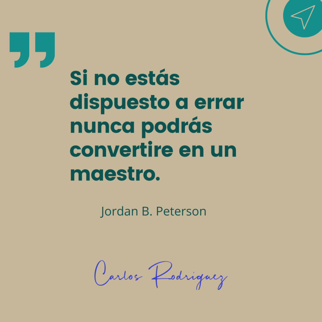 Aprender de nuestros errores es el camino hacia la&nbsp;maestría.